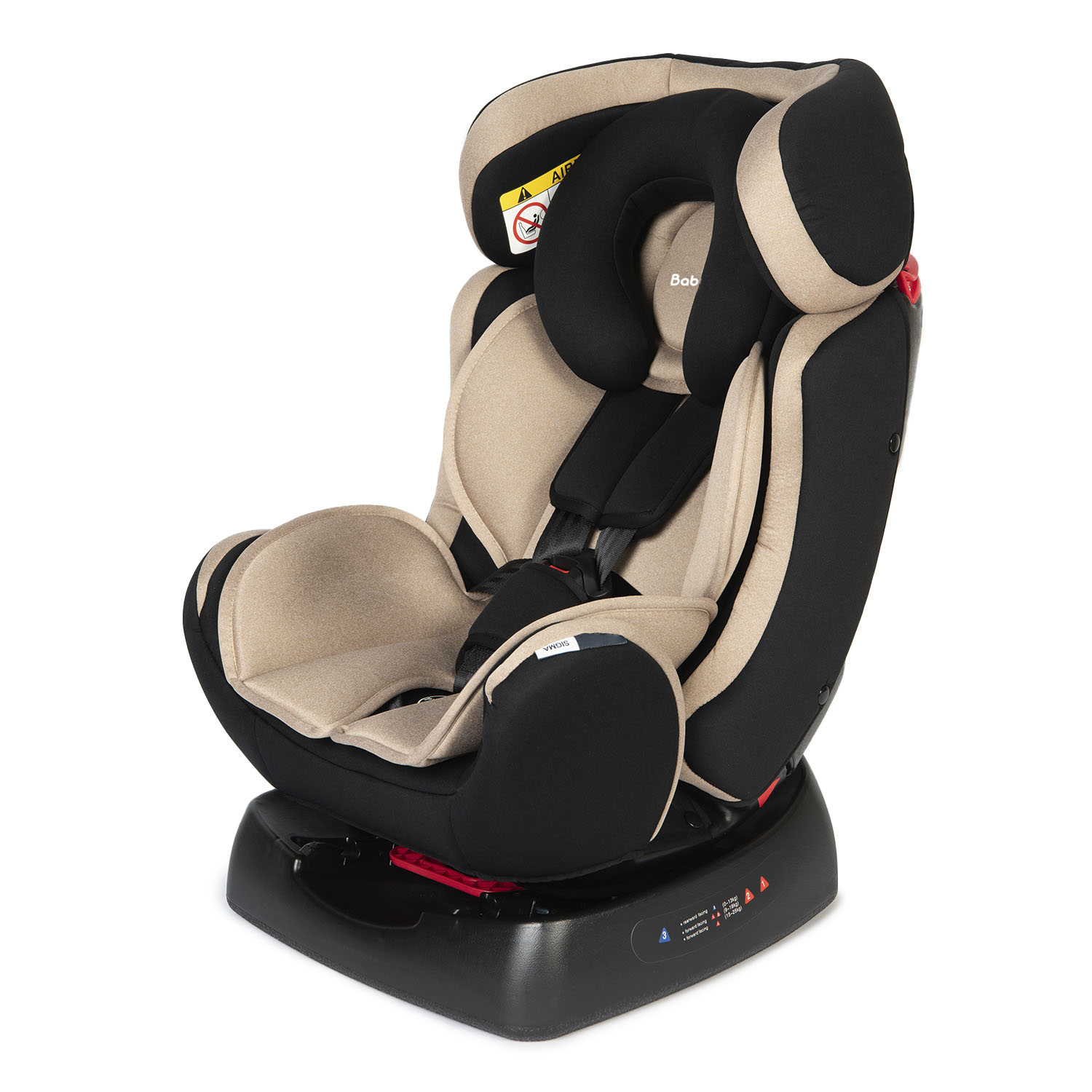 Автокресло BabyGo Sigma New 0+/1/2 (0-25 кг) бежевый - фото 1