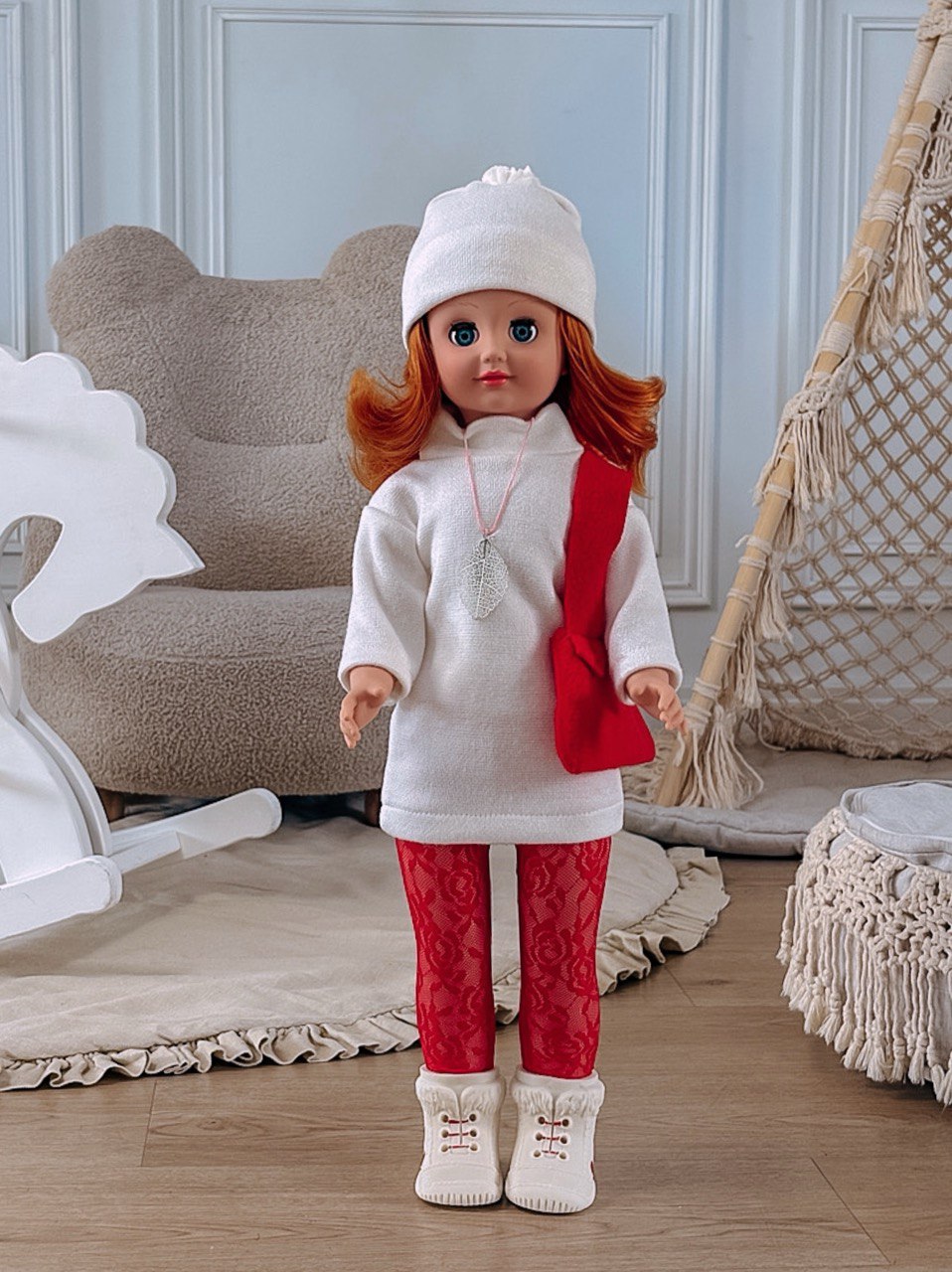 Кукла большая (ростовая) СТРАНА КУКОЛ говорящая Стелла высота 60 см 22-03.3 - фото 25