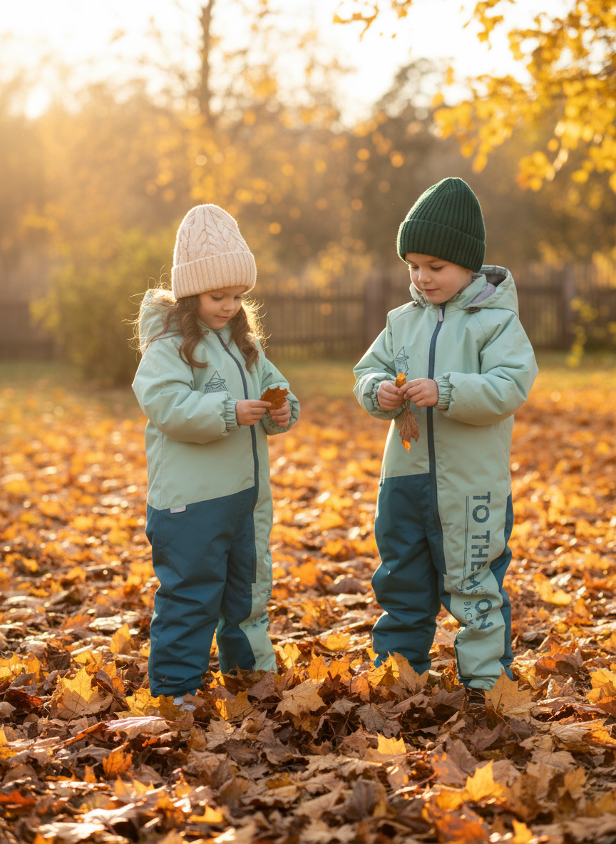 Комбинезон Arctic kids 30-037 мята - фото 2