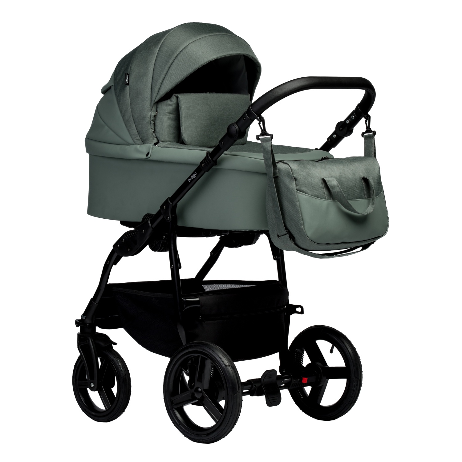 Коляска 2в1 Indigo Impulse Eco Ie 01 шалфей - фото 1