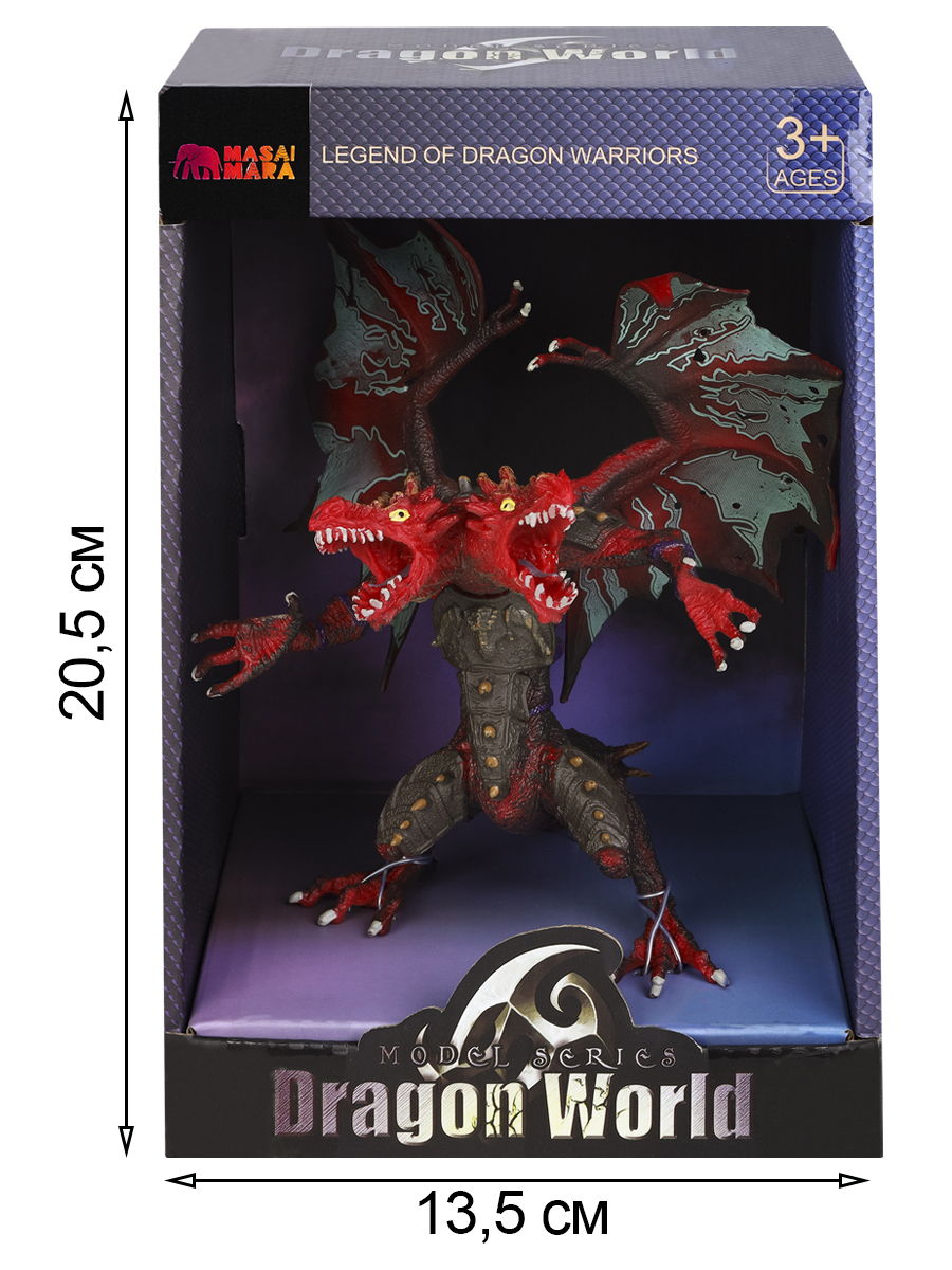 Игровой набор Masai Mara Двуглавый дракон красный - фото 2