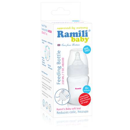 Бутылочка Ramili Anti-Colic 210 мл