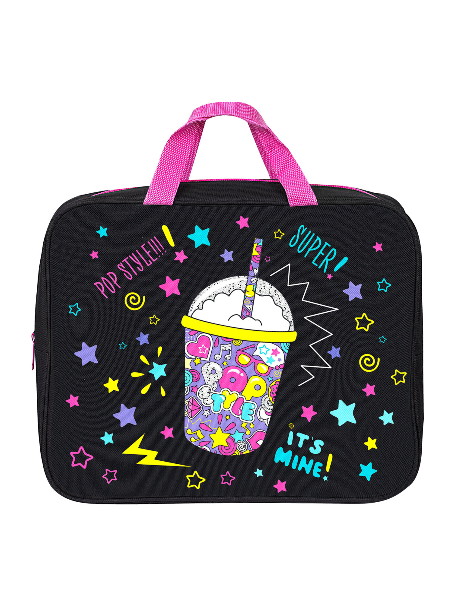 Папка-сумка Brauberg портфель для бумаг с ручками на молнии - фото 7