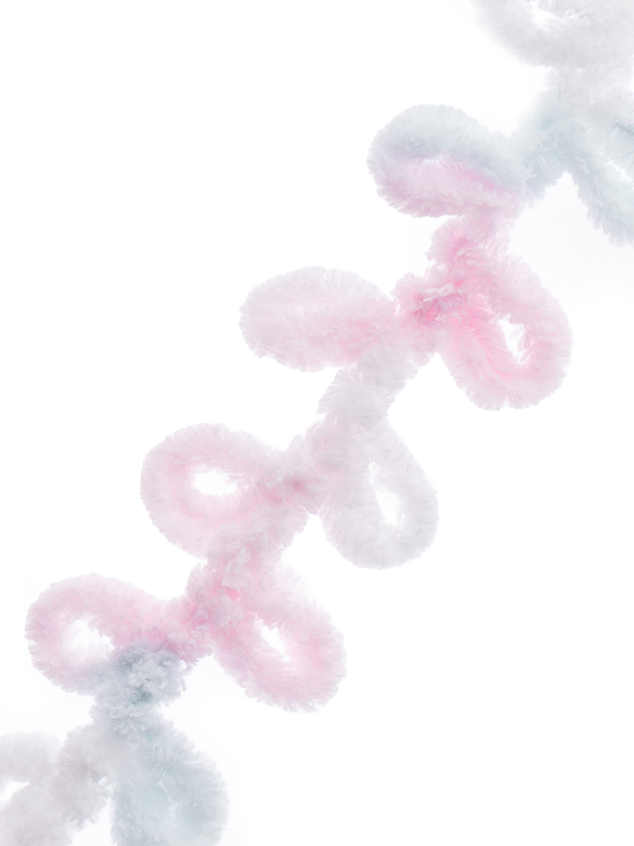 Пряжа для вязания Alize puffy color 100 г 9 м микрополиэстер плюшевая мягкая 5864 секционный 5 мотков - фото 5