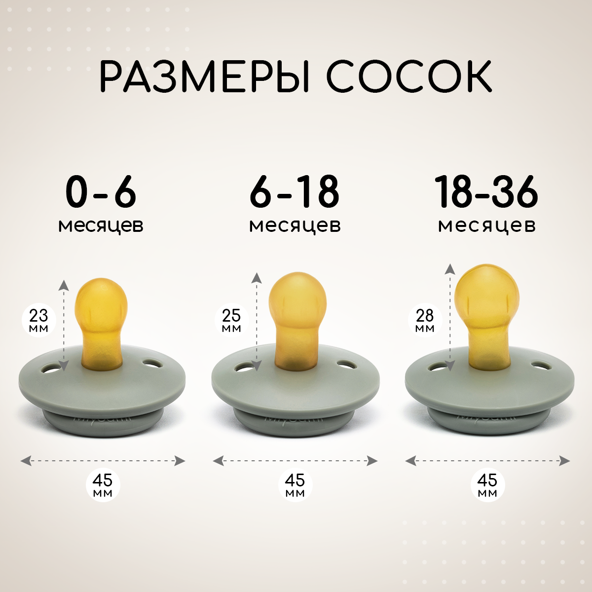 Пустышка Miyoumi латекс анатомическая от 6 мес. - фото 7