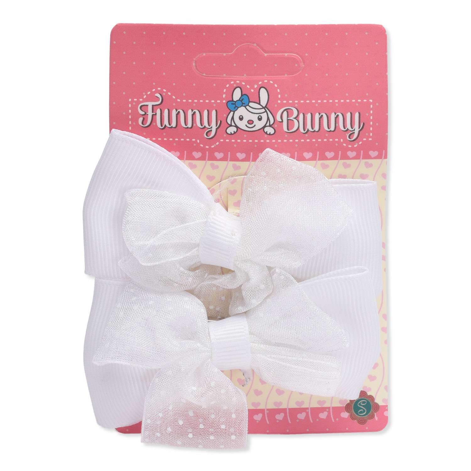 Заколка FUNNY BUNNY для волос 2 шт DCH2-01 - фото 1