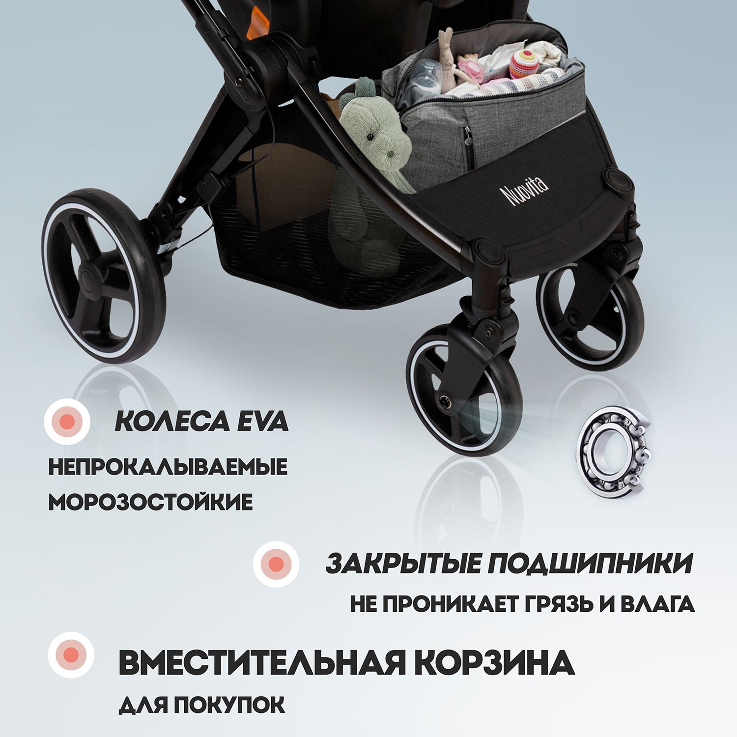 Коляска 2в1 Nuovita - фото 9