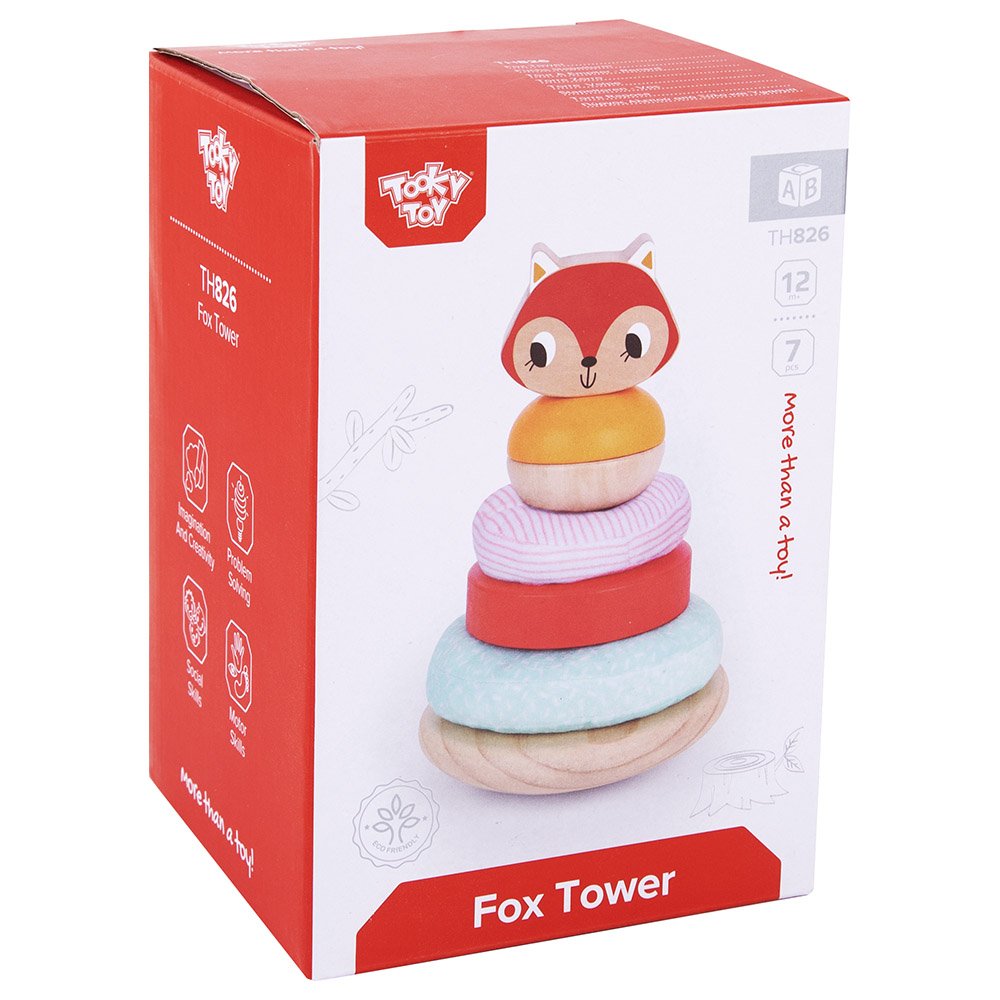 Игрушка Tooky Toy пирамидка - фото 4