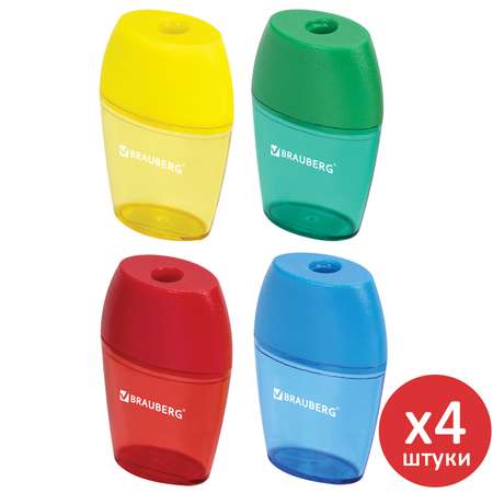 Точилка Brauberg 4 шт.