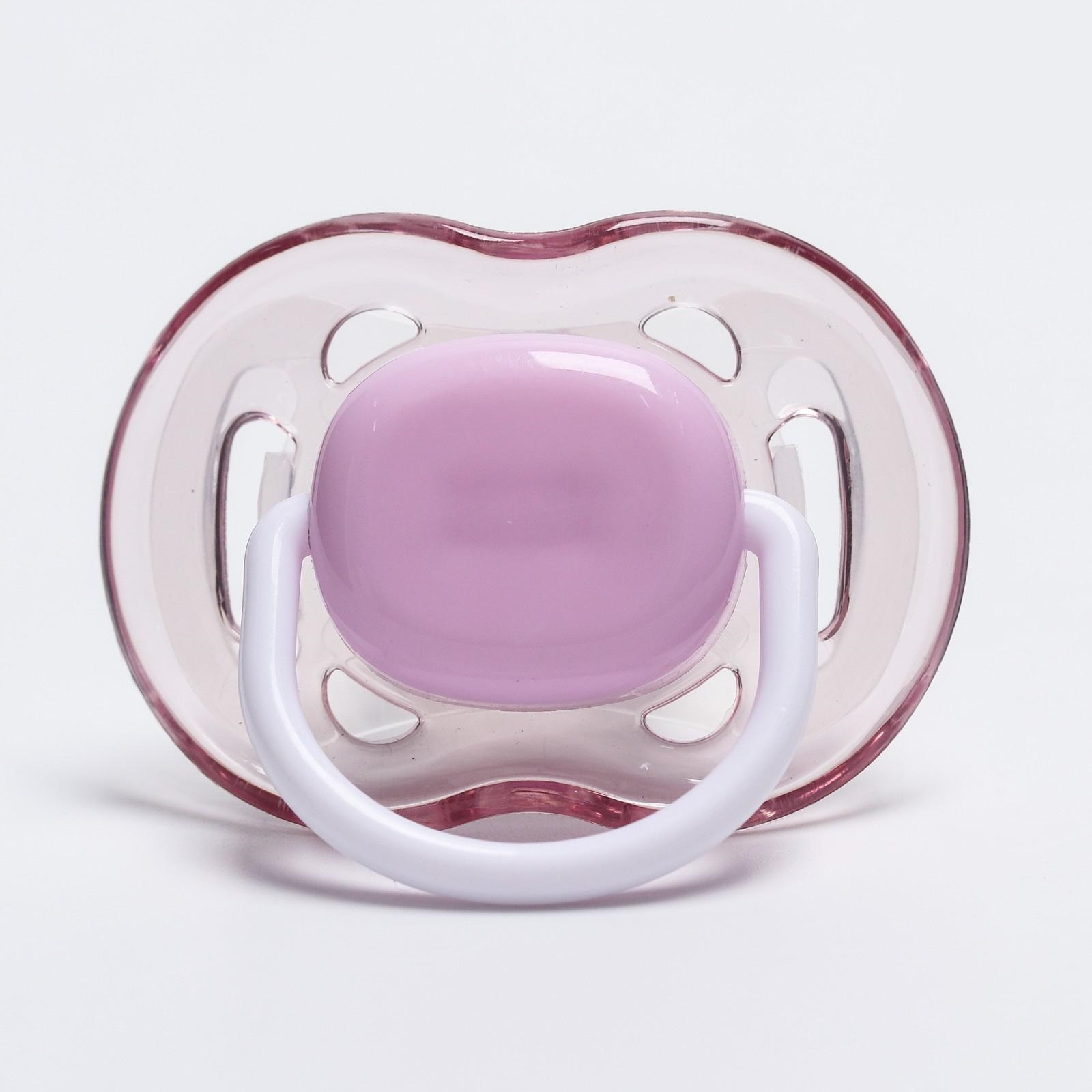 Пустышка Mum and Baby силикон ортодонтическая от 6 мес. 1 шт. - фото 1