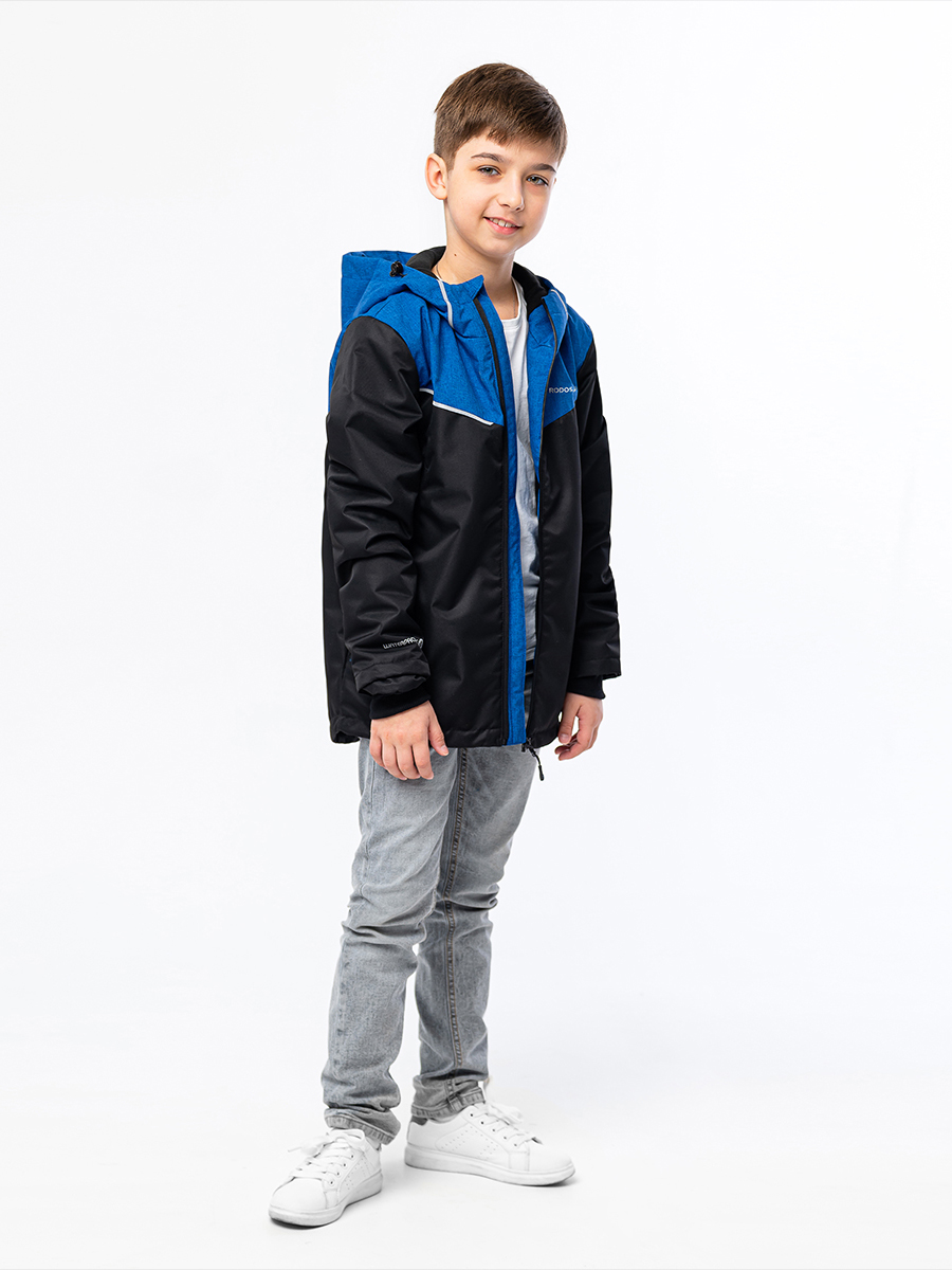 Куртка RODOS М-230/1/черный_васильковый - фото 4