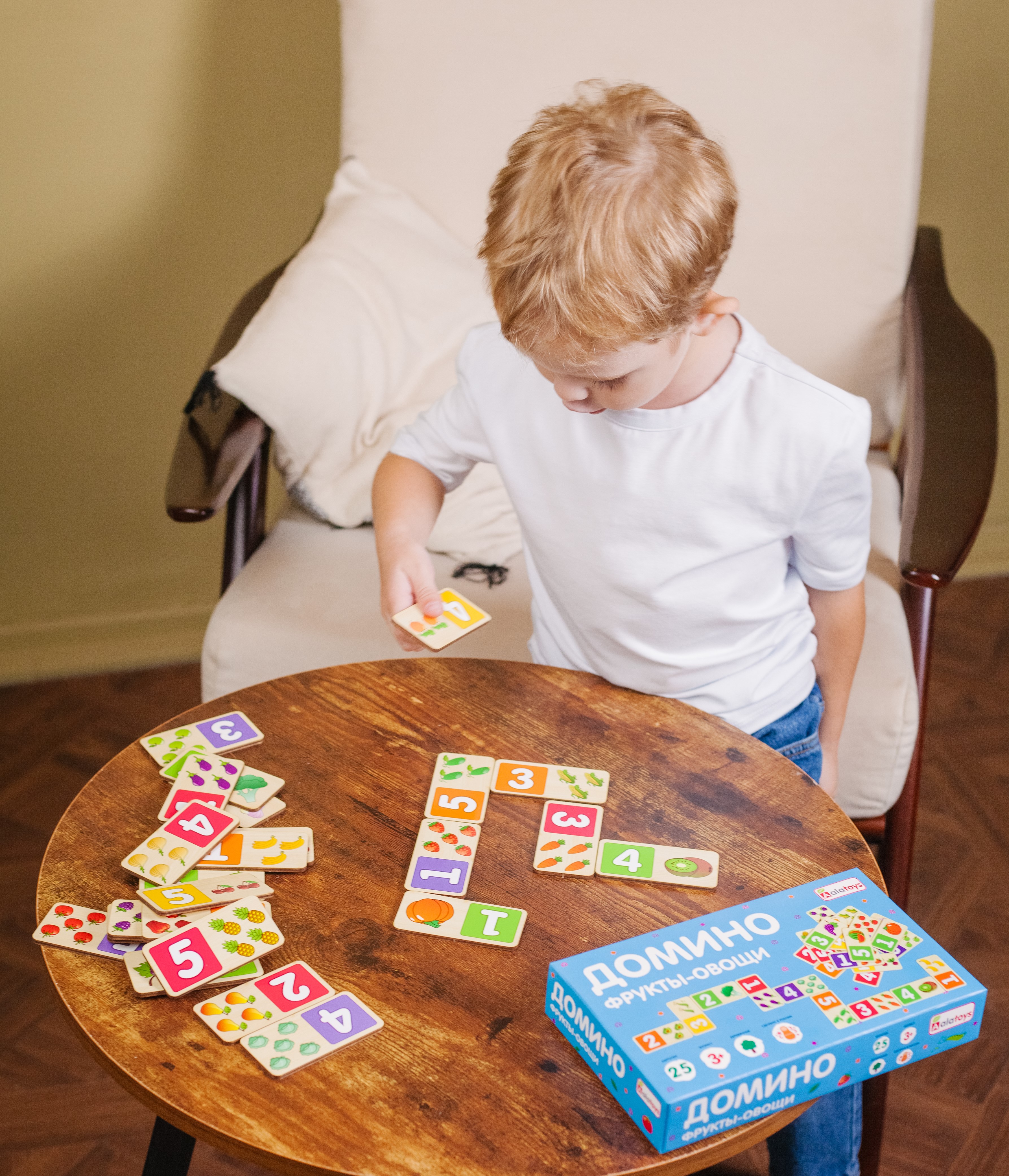 Настольная игра Alatoys ФРУКТЫ-ОВОЩИ (25 фишек) - фото 15