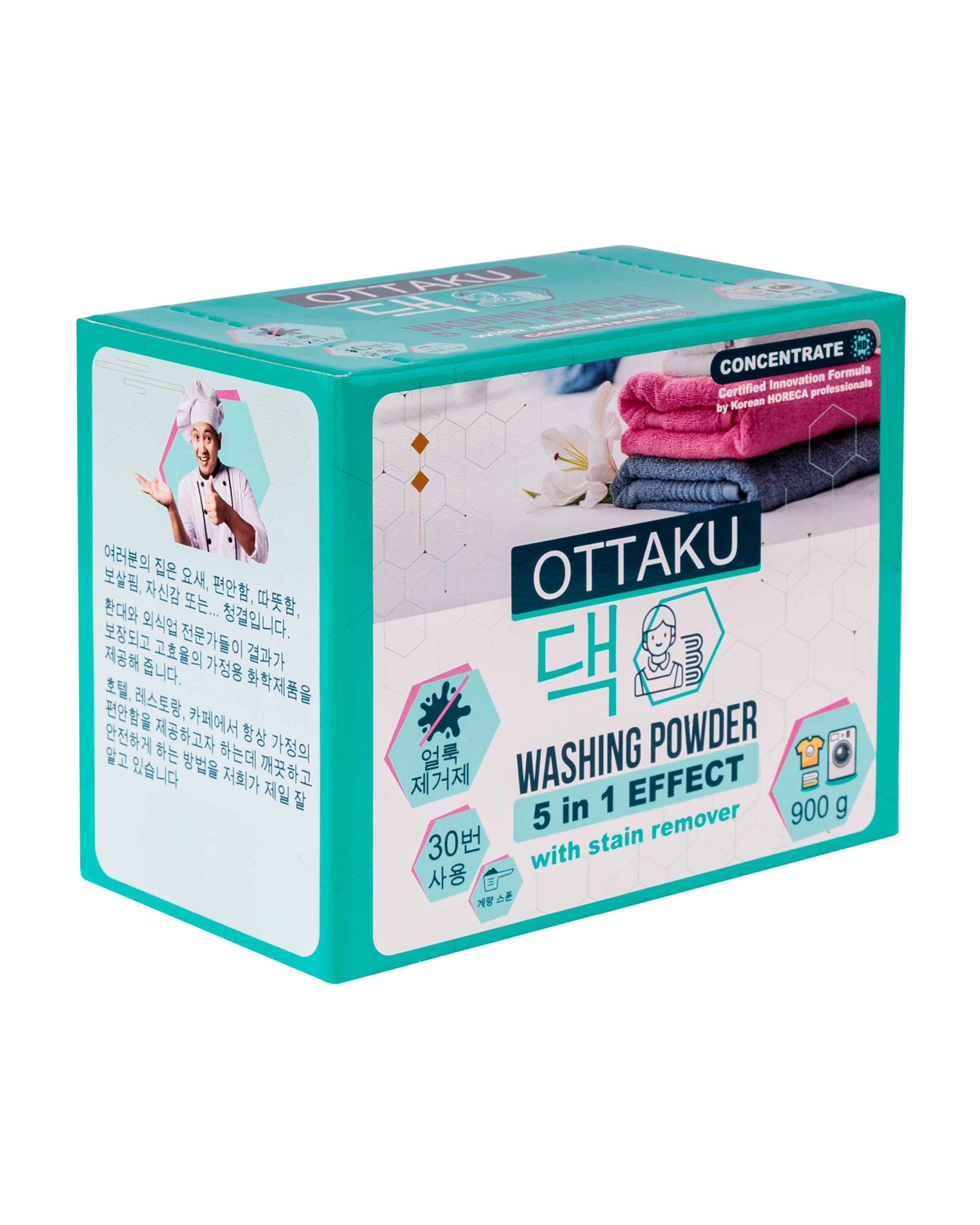 Стиральный порошок Ottaku 5в1 Effect 0.9 кг - фото 9