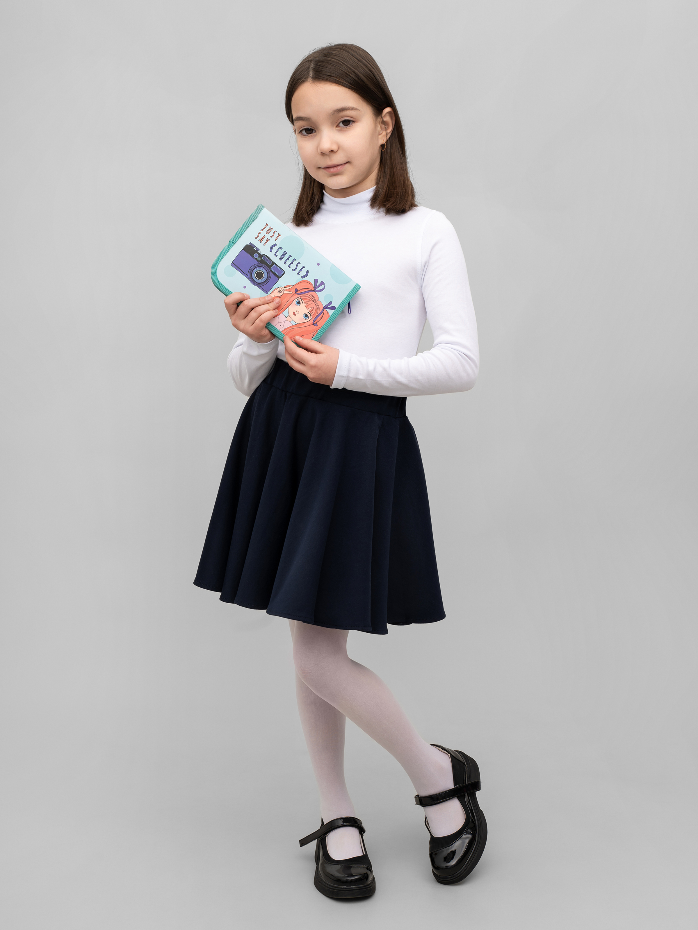 Юбка Утенок 454 т.синий - фото 11