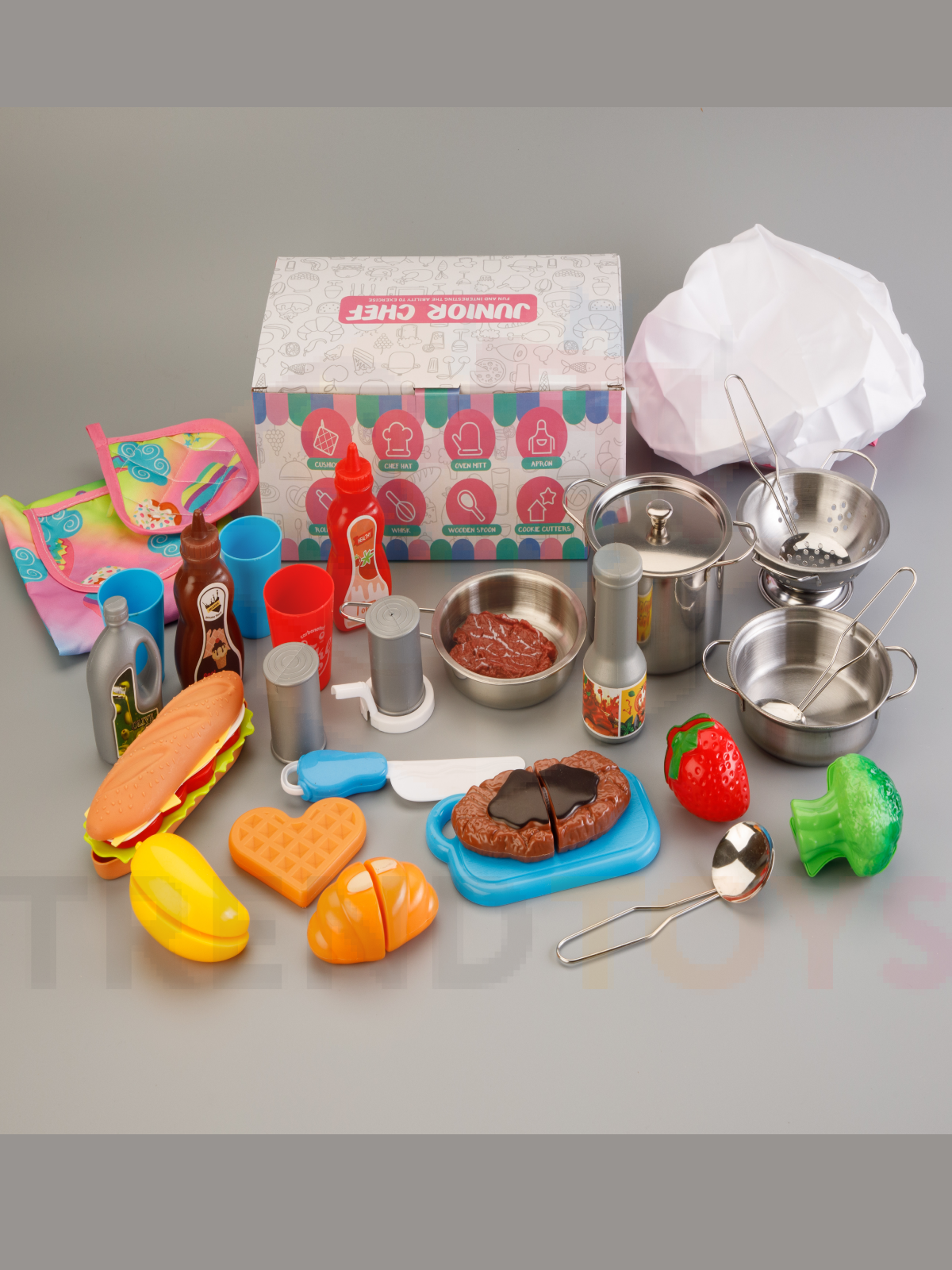 Игрушка TrendToys посуда, продукты 30 предм. - фото 12