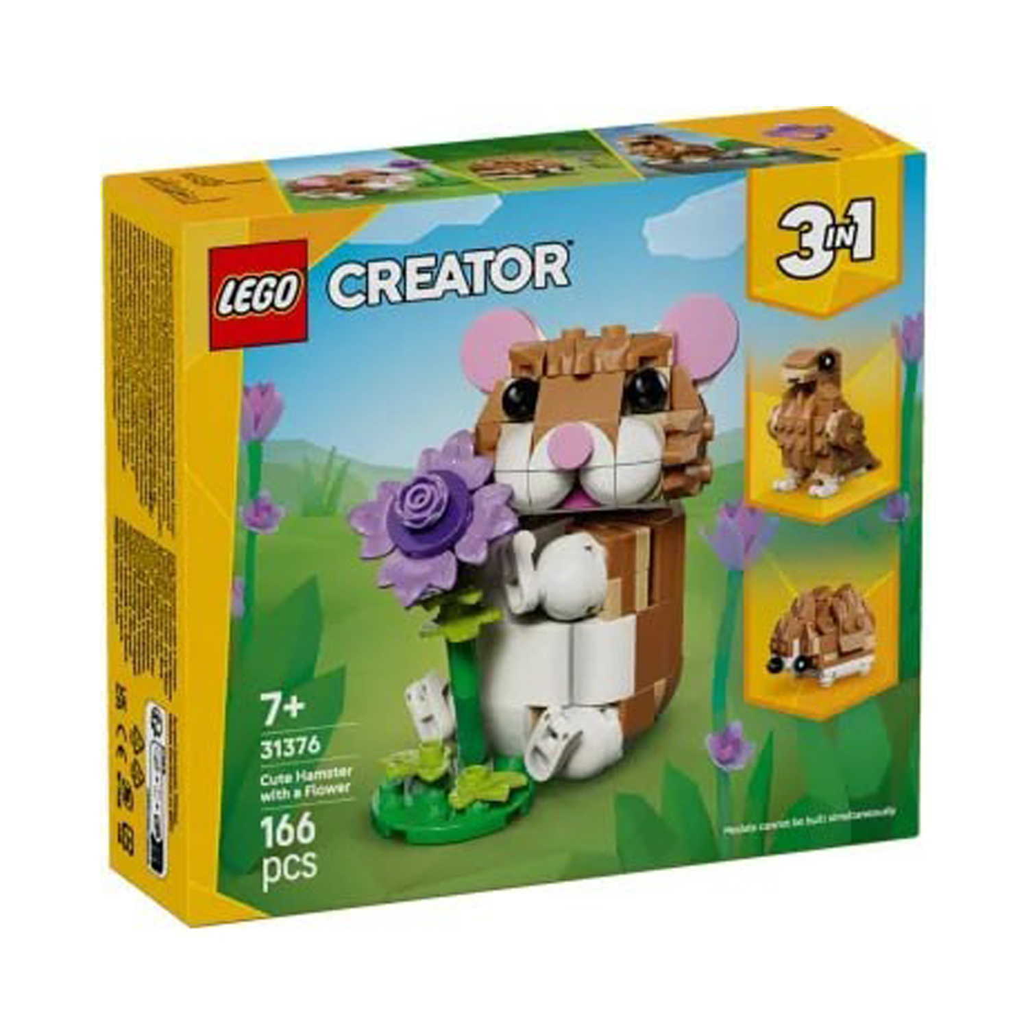 Конструктор LEGO Creator Милый хомяк с цветком 166 дет. - фото 2
