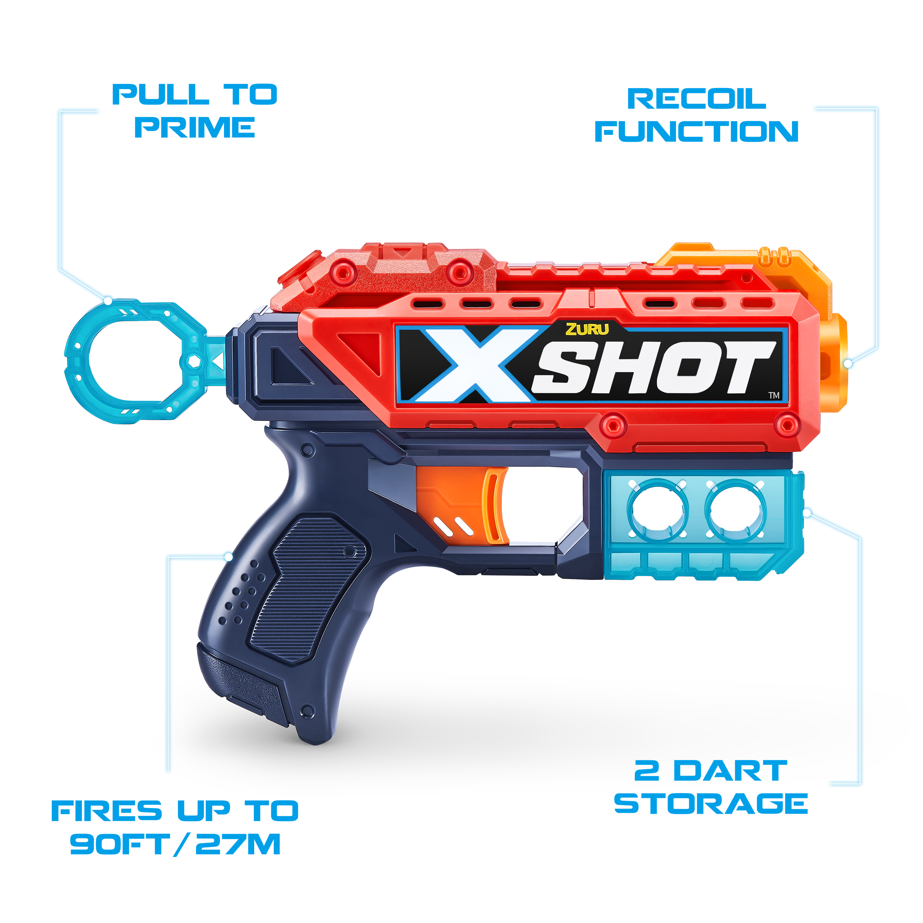 Бластер Zuru Excel X-Shot Ексель Дабл Кикбек - фото 7