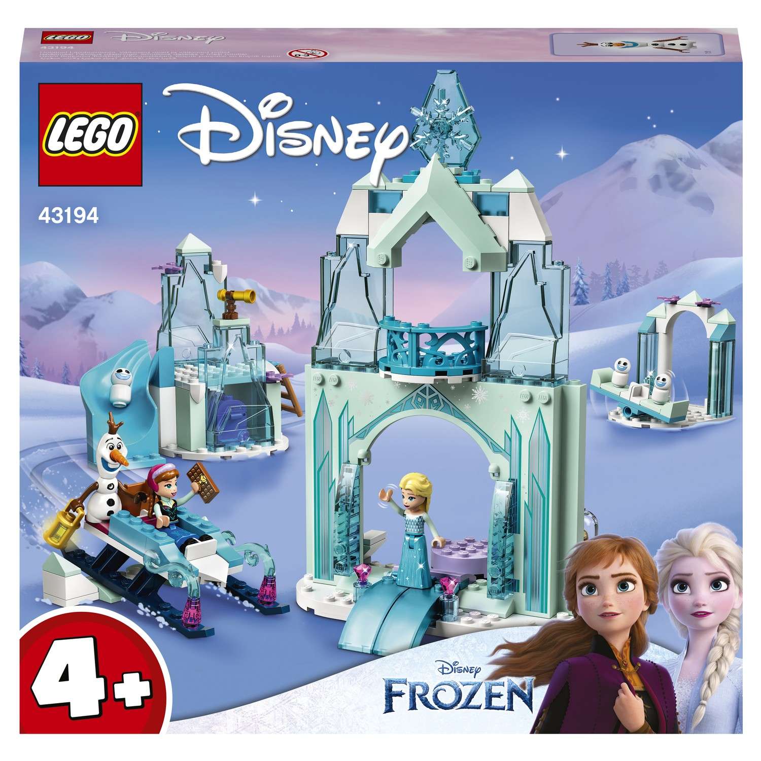 Конструктор LEGO Disney Princess Зимняя сказка Анны и Эльзы блочный - фото 2
