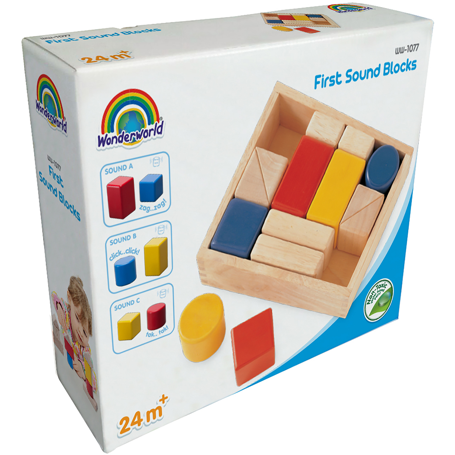 Игрушка Wonderworld пирамидка - фото 3