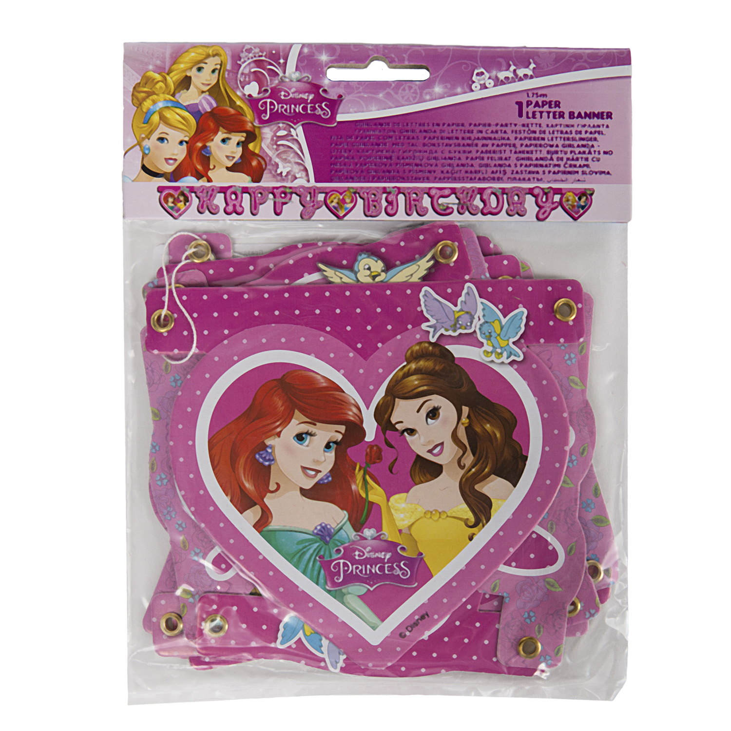 Гирлянды Disney Princess Happy Birthday - фото 3