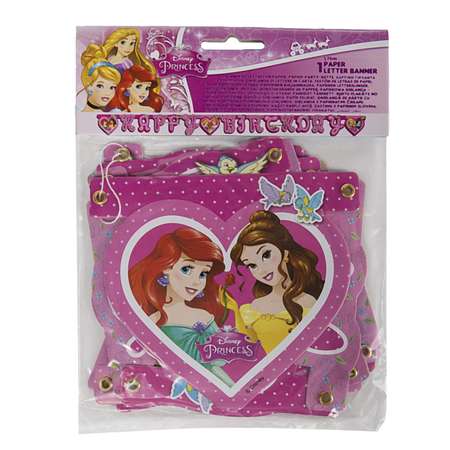 Гирлянды Disney Princess Happy Birthday