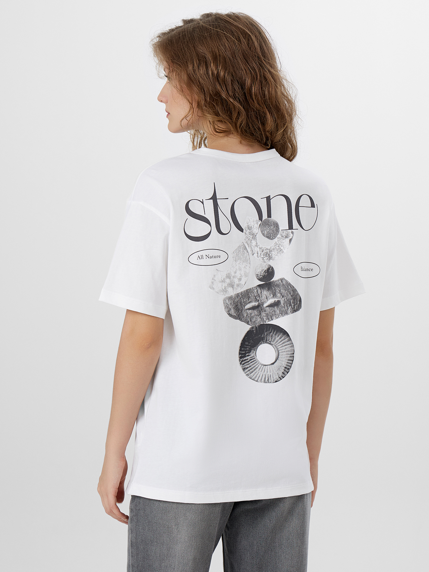 Футболка Mark Formelle (Марк Формэль) 112934/белый +печать6 - фото 1