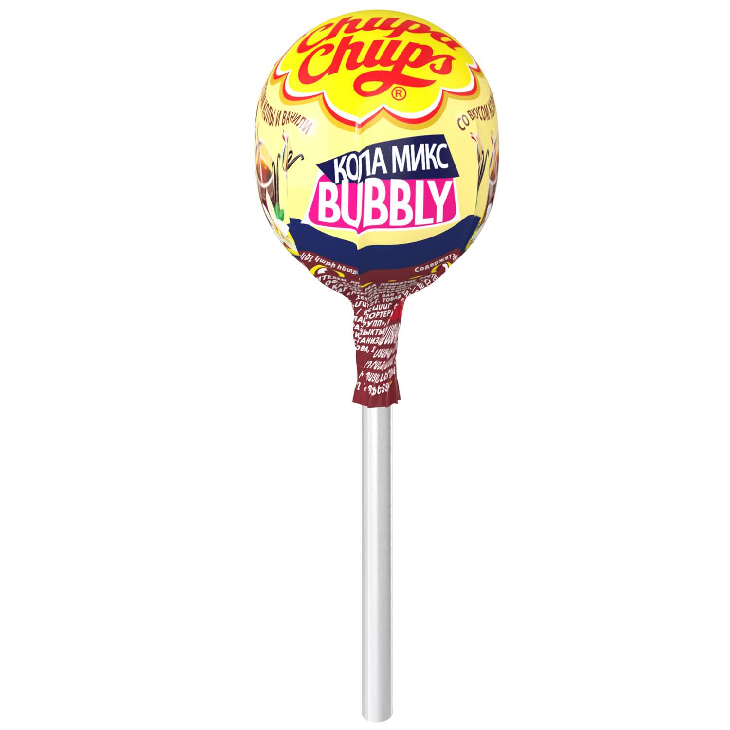Карамель Чупа Чупс Bubbly кола микс 17г в ассортименте - фото 3