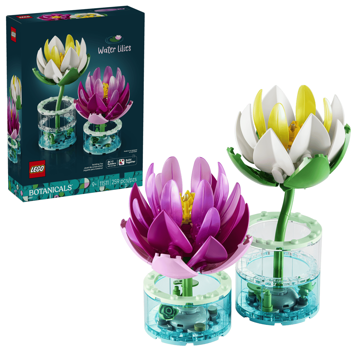 Конструктор LEGO Botanicals Водяные лилии 259 дет. - фото 1