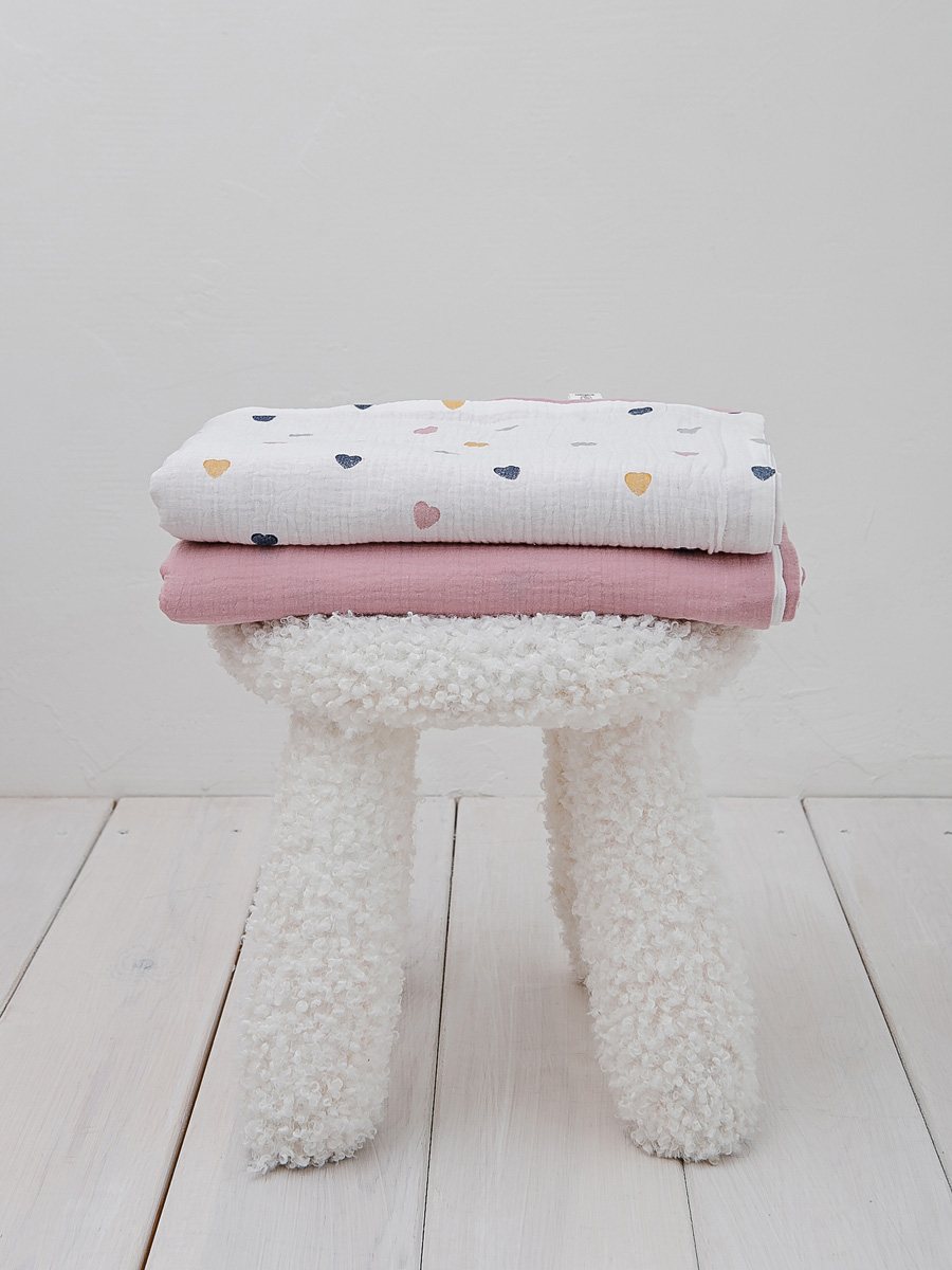 Плед ЛетиПташка розовый 95 x 130 см хлопок - фото 7