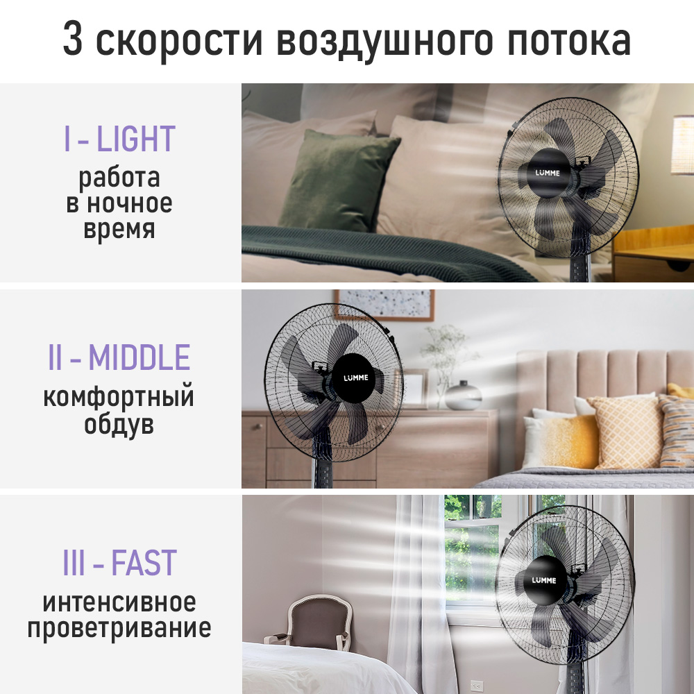 Вентилятор напольный LUMME - фото 2