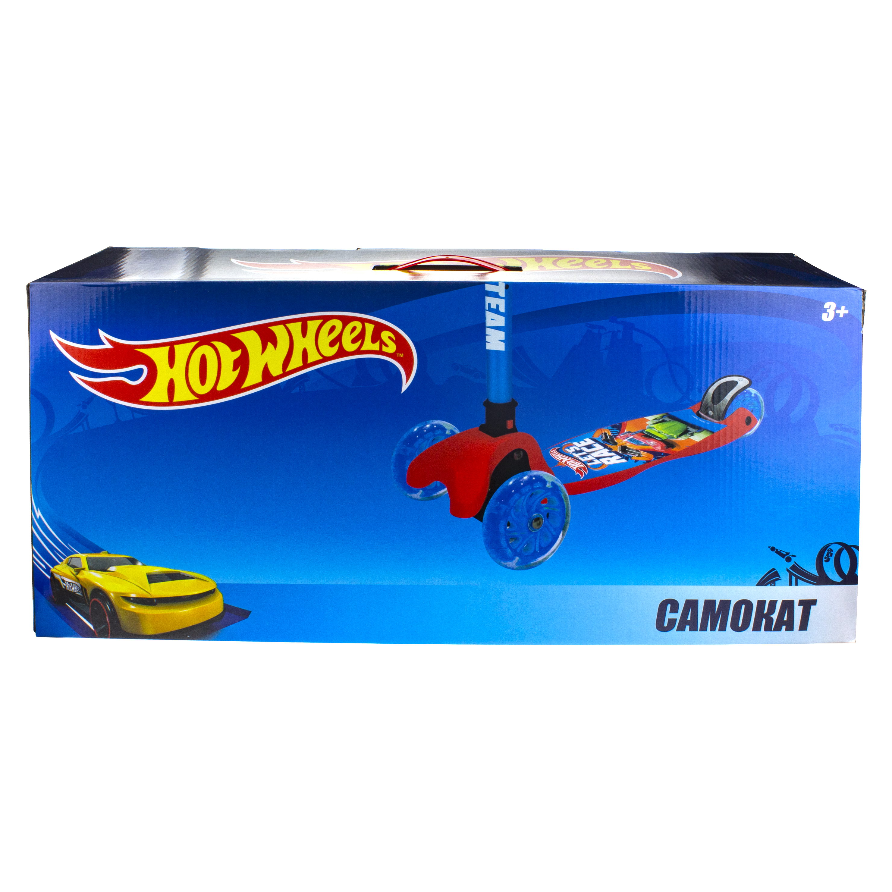 Самокат Hot Wheels трехколесный - фото 11