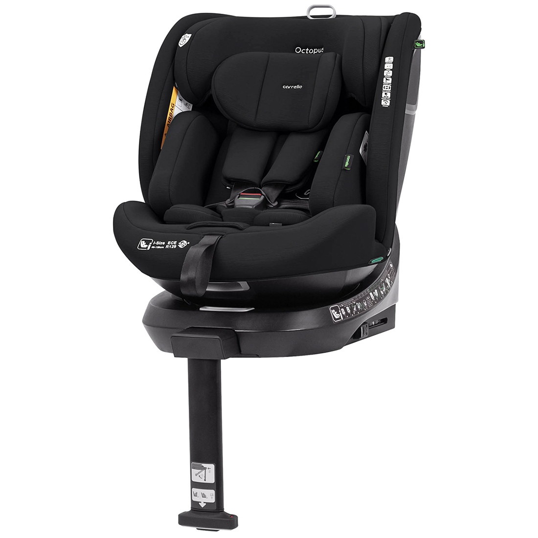 Автокресло Carrello Octopus K83 Isofix 0+/1/2/3 (0-36 кг) черный - фото 1