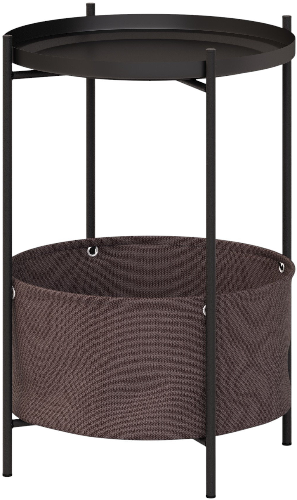 Стол журнальный LAVARIS Элдэй CUBA CHOCOLATE Коричневый/черный муар - фото 5