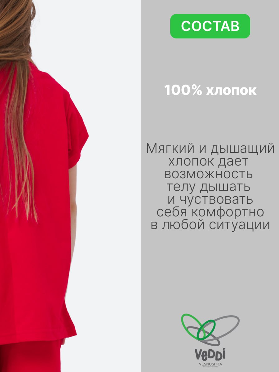 Комплект VEDDI 2077/6036к-24-красный - фото 4