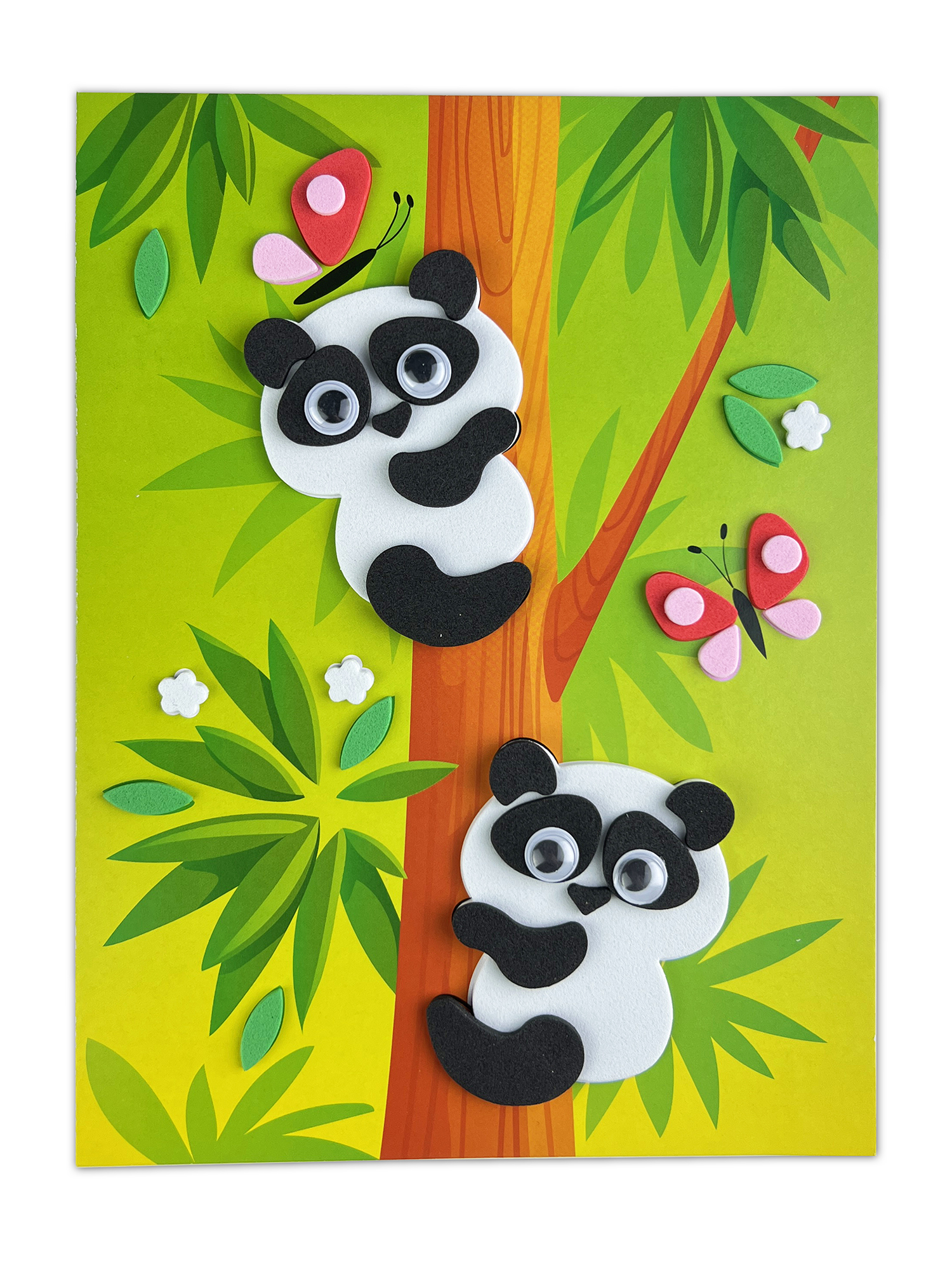 Аппликация Дрофа-Медиа Котенок Панды Птички - фото 7