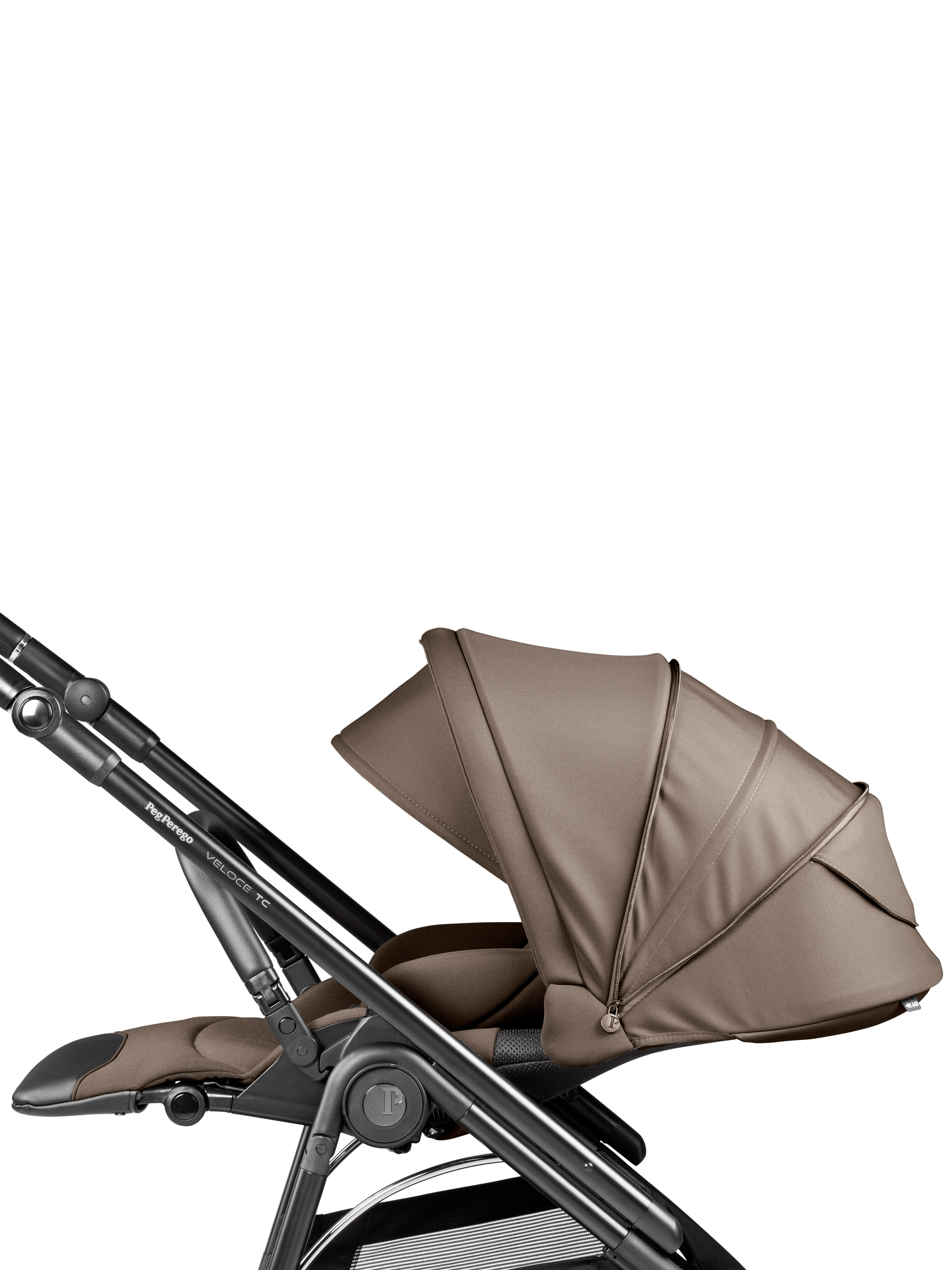 Коляска прогулочная Peg-Perego Veloce TC бежевый - фото 5