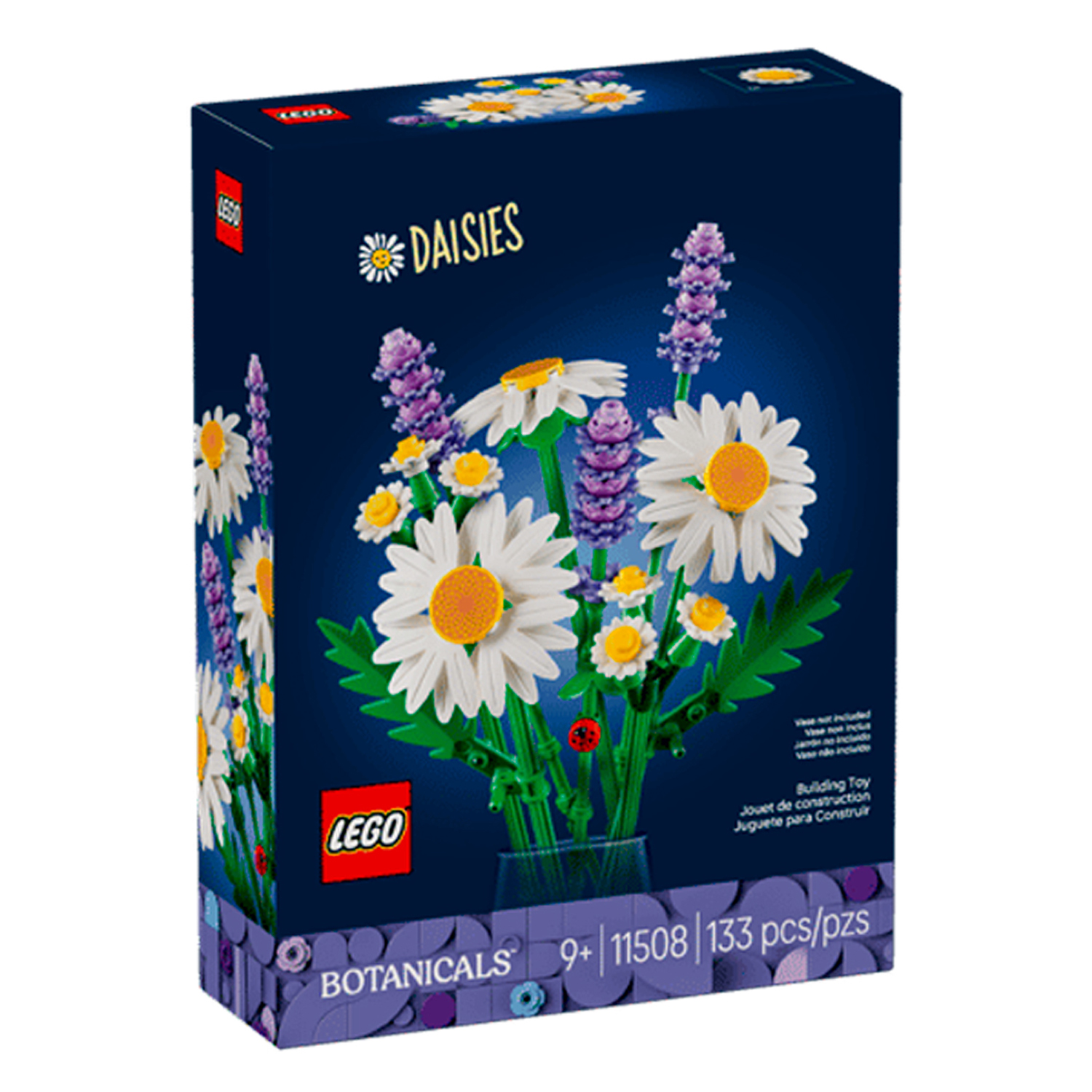 Конструктор LEGO Botanicals Букет из Ромашки и лаванды 133 дет. - фото 2