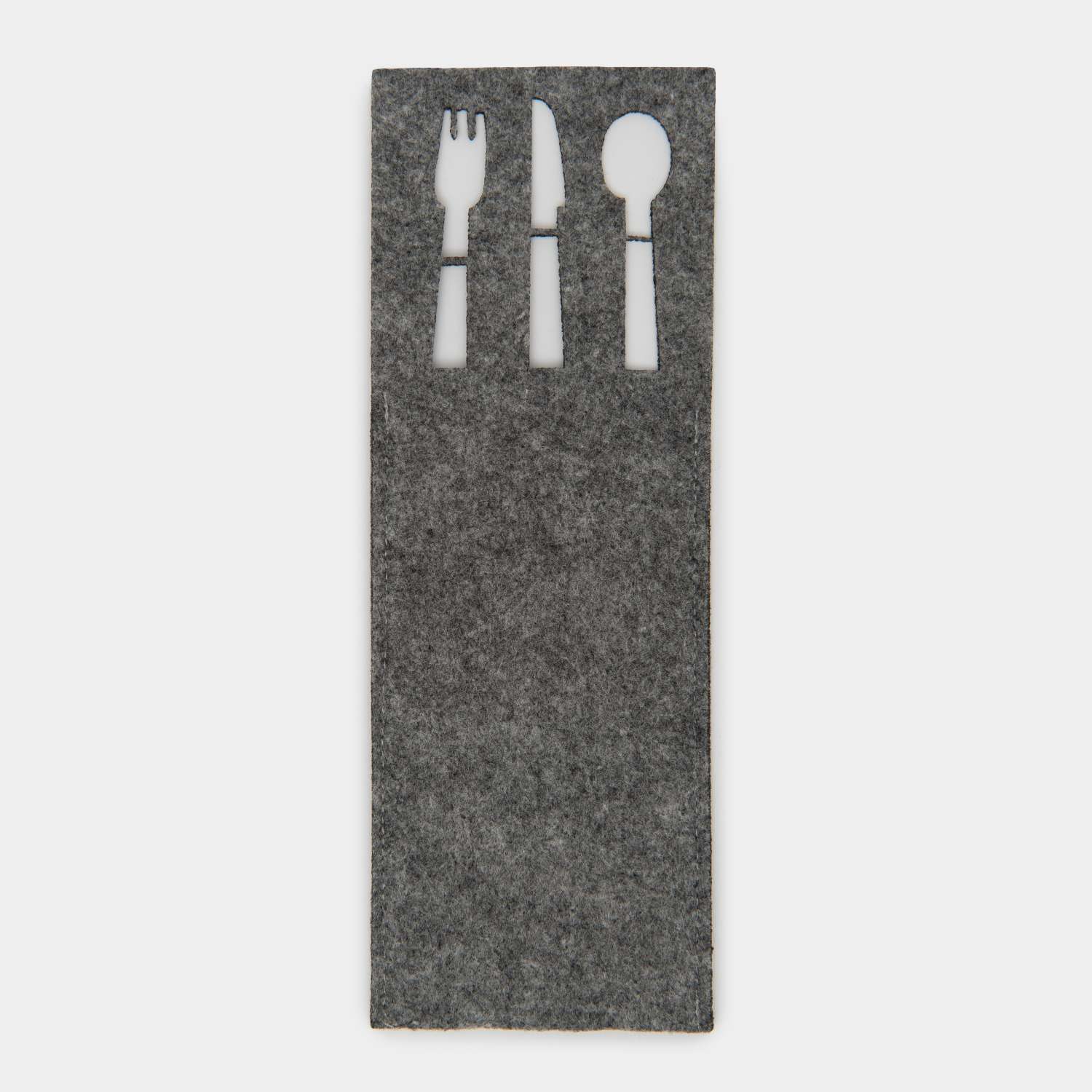 Конверт для столовых приборов ё Елочка фетр Серый EW2421011-1 - фото 3