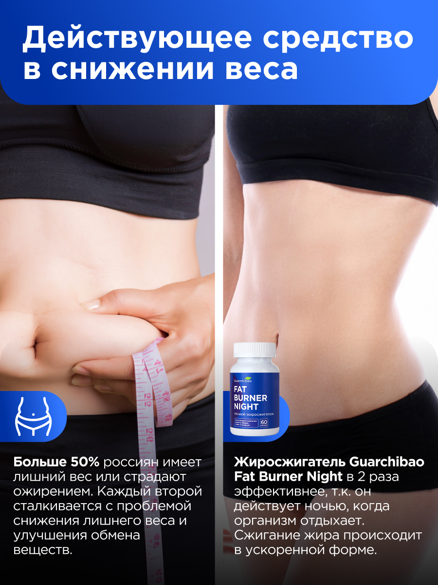 Ночной Guarchibao Fat burner - фото 7