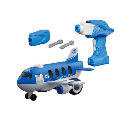 Конструктор Lei Meng Самолет с шуруповертом 32 дет.