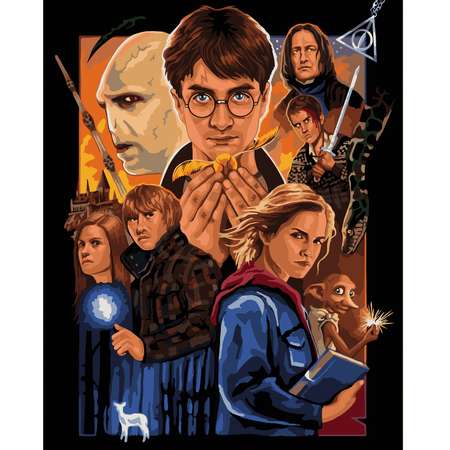 Картина по номерам Art on Canvas Гарри Поттер и дары смерти в ассортименте