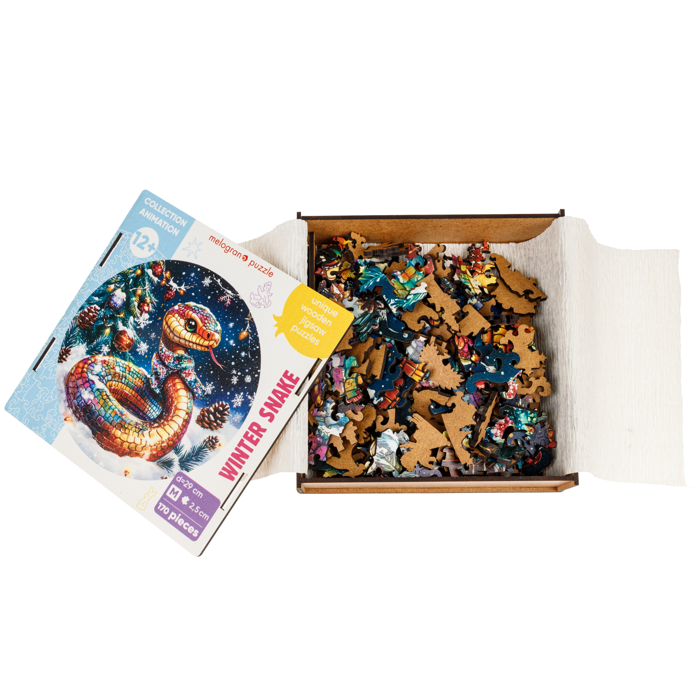 Пазл Melograno puzzle деревянный - фото 4