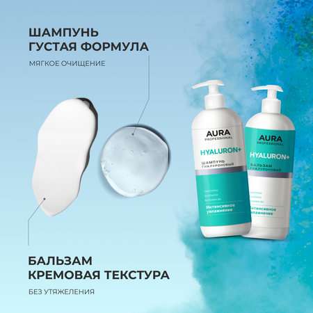Шампунь AURA Интенсивное увлажнение 1850 мл 1 шт.