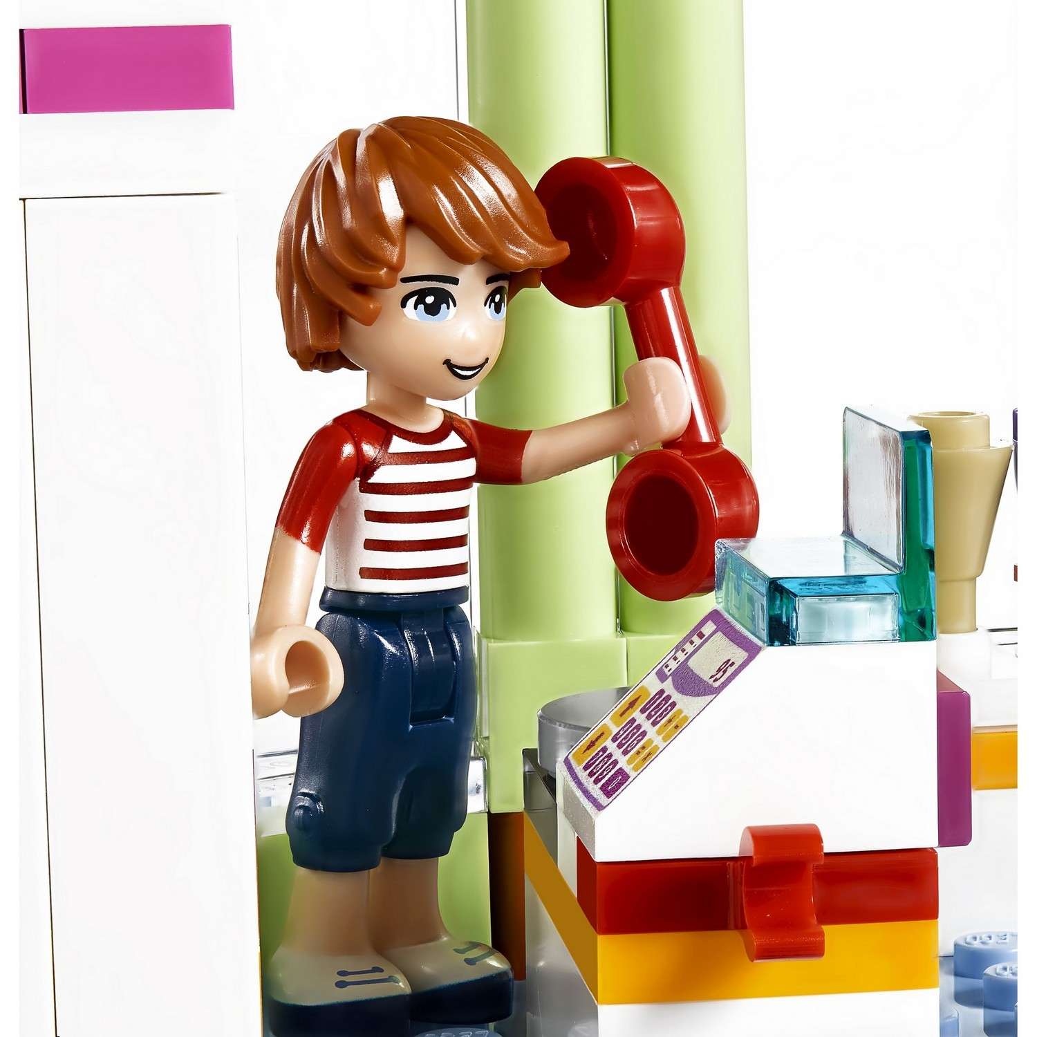 Конструктор LEGO Friends Магазин замороженных йогуртов блочный - фото 8