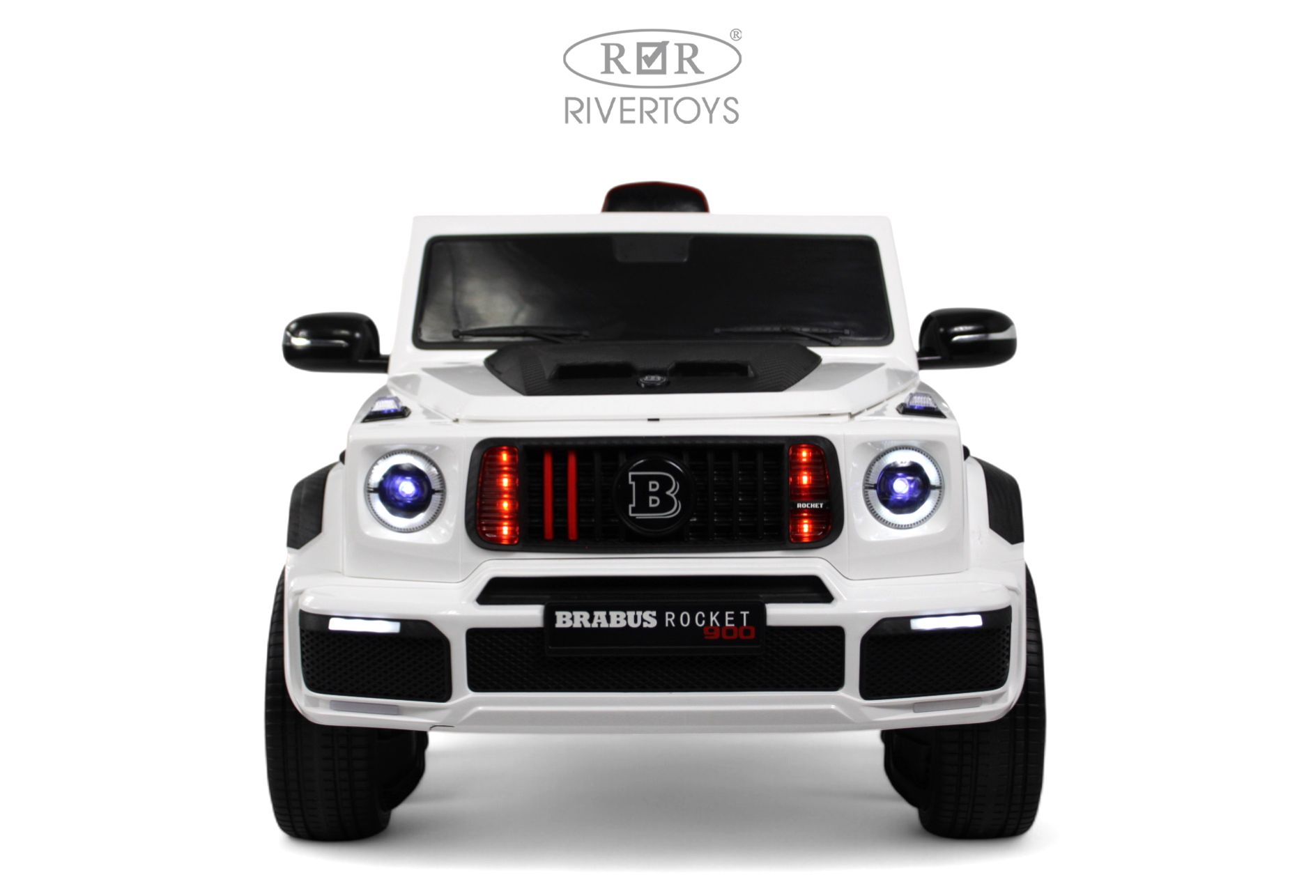 Электромобиль RIVERTOYS Mercedes Z999ZZ-WHITE С пультом ДУ - фото 2