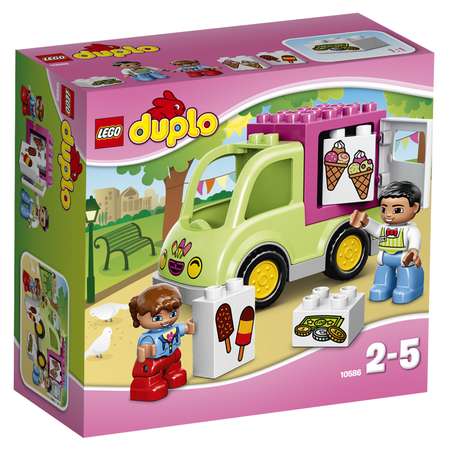 Конструктор LEGO DUPLO Фургон с мороженым блочный