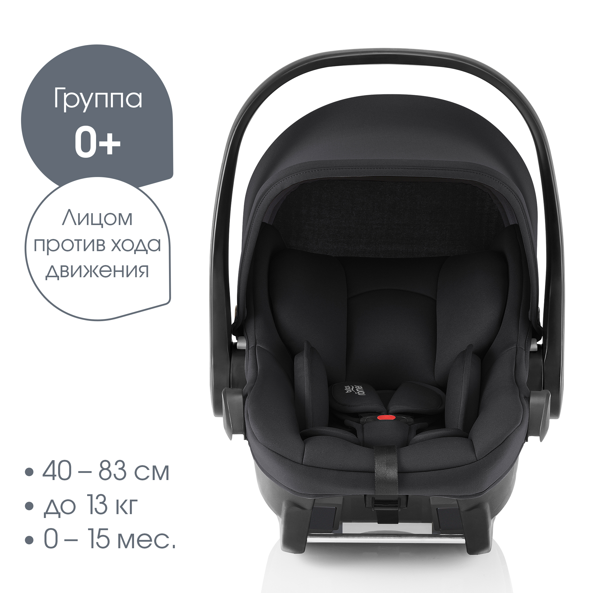 Автокресло Britax Roemer Baby-Safe Core Space Black 0 (0 -13 кг) черный - фото 2