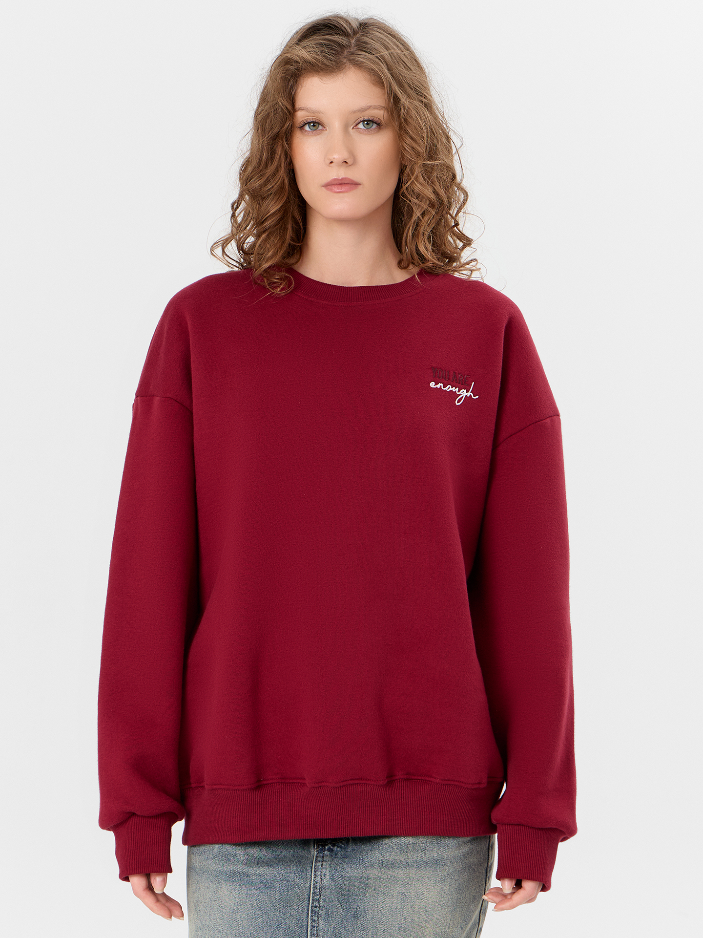 Свитшот Mark Formelle (Марк Формэль) 122887/1/бордо - фото 1