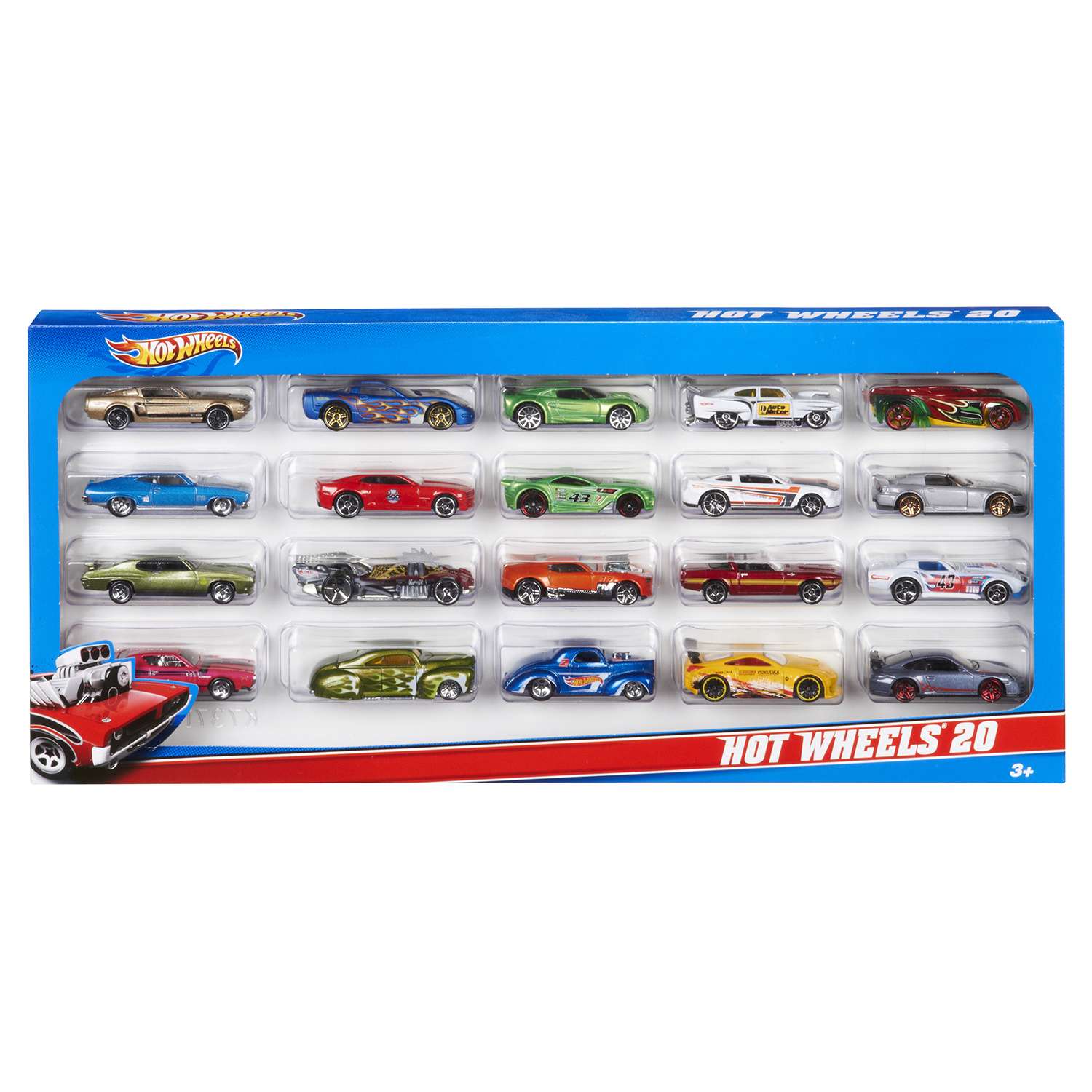 Игровой набор Hot Wheels из 20 машинок 1:64 в ассортименте H7045 - фото 9