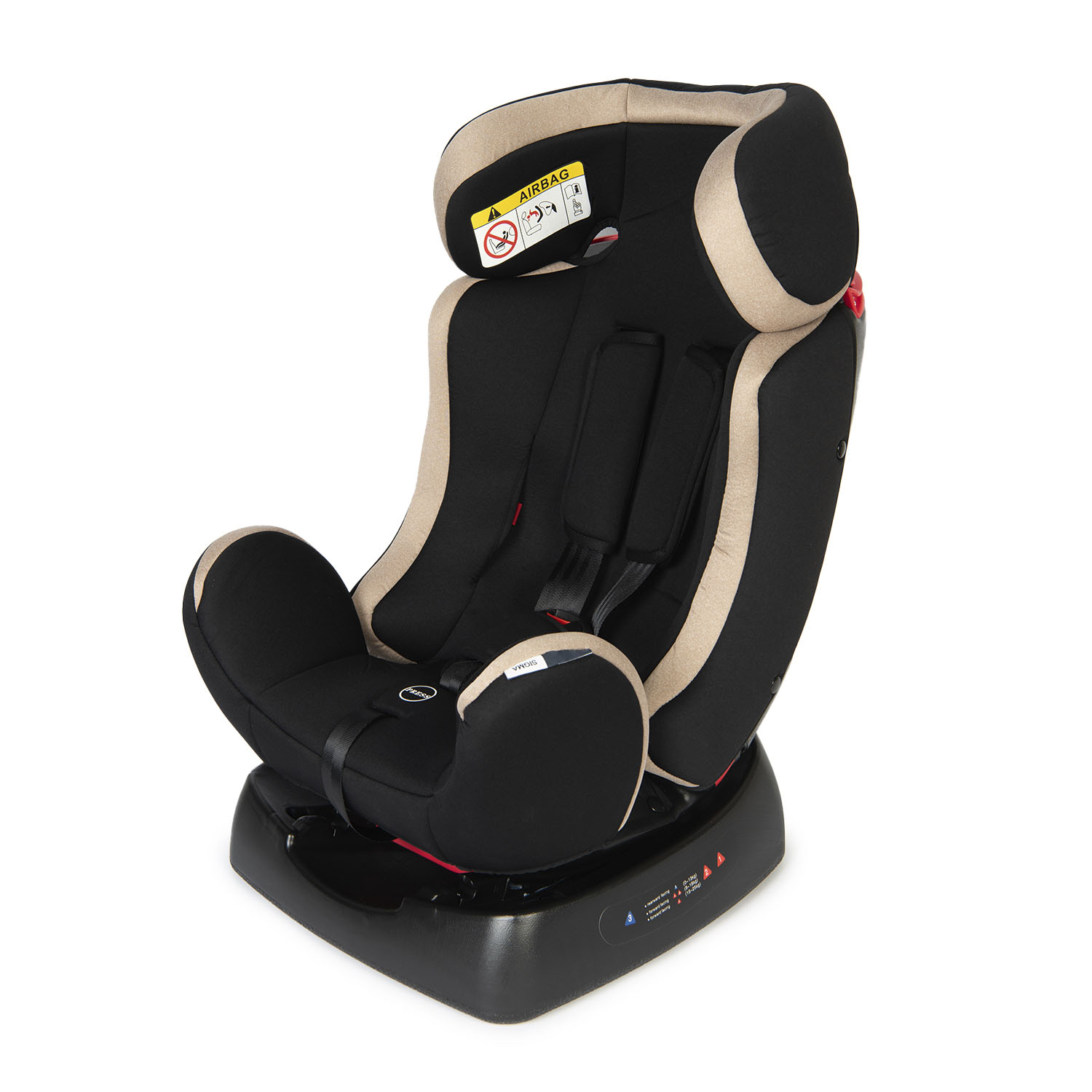 Автокресло BabyGo Sigma New 0+/1/2 (0-25 кг) бежевый - фото 14